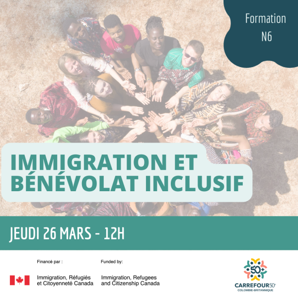 Bénévoles 50+ - Immigration et bénévolat inclusif